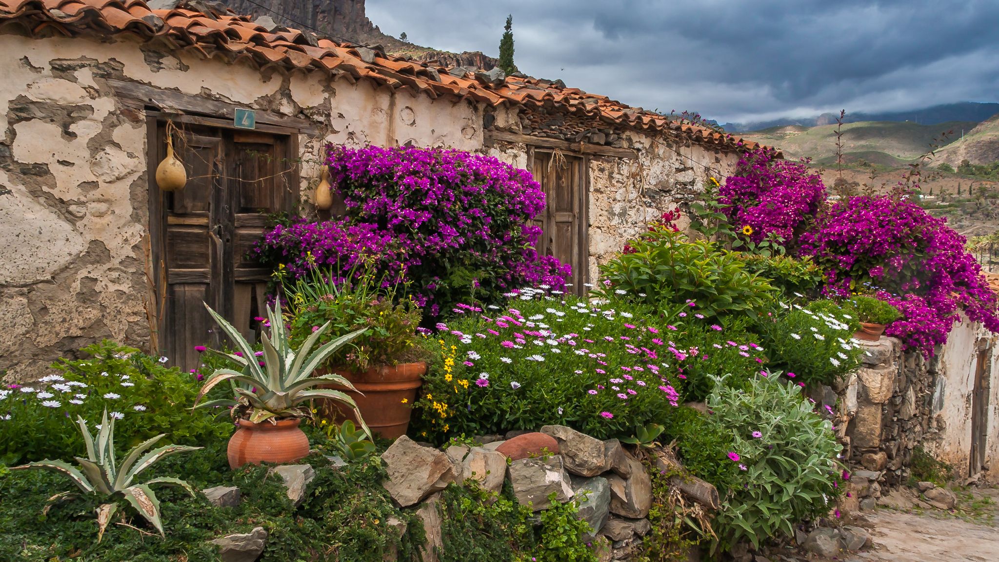 Fataga old town, Spain