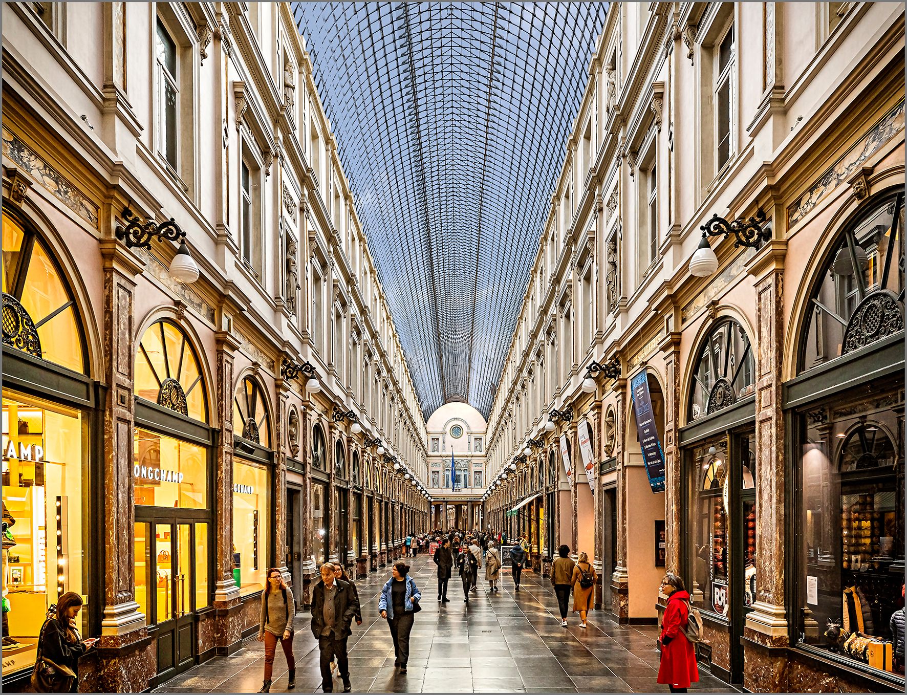 Galeries Royales Saint-Hubert, Brussels, Belgium