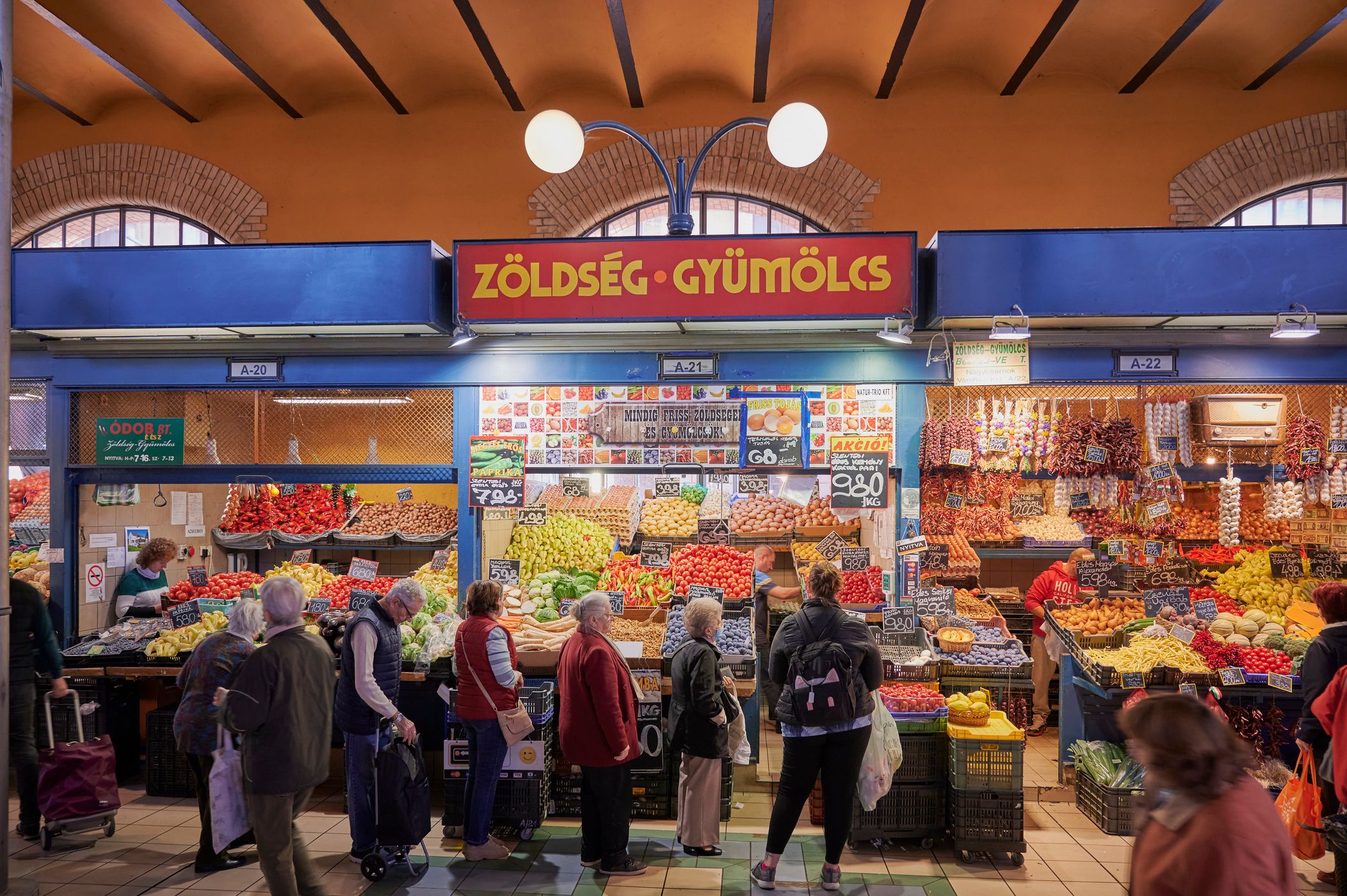 Great Market Hall Budapest, Hungary