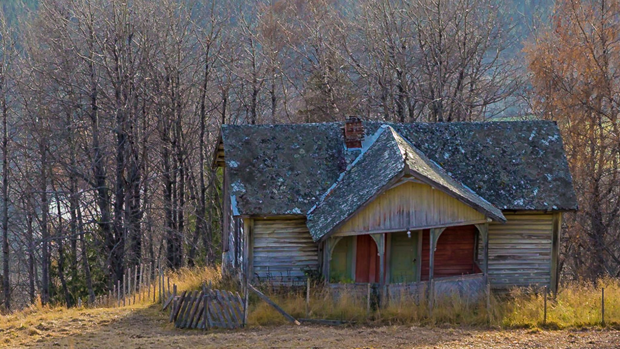 Grov abandoned farm, Norway