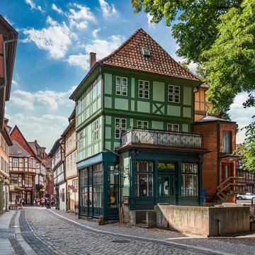 Half Timbered Houses in Quedlinburg, Germany