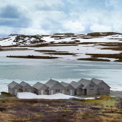 Halne boathouses, Norway