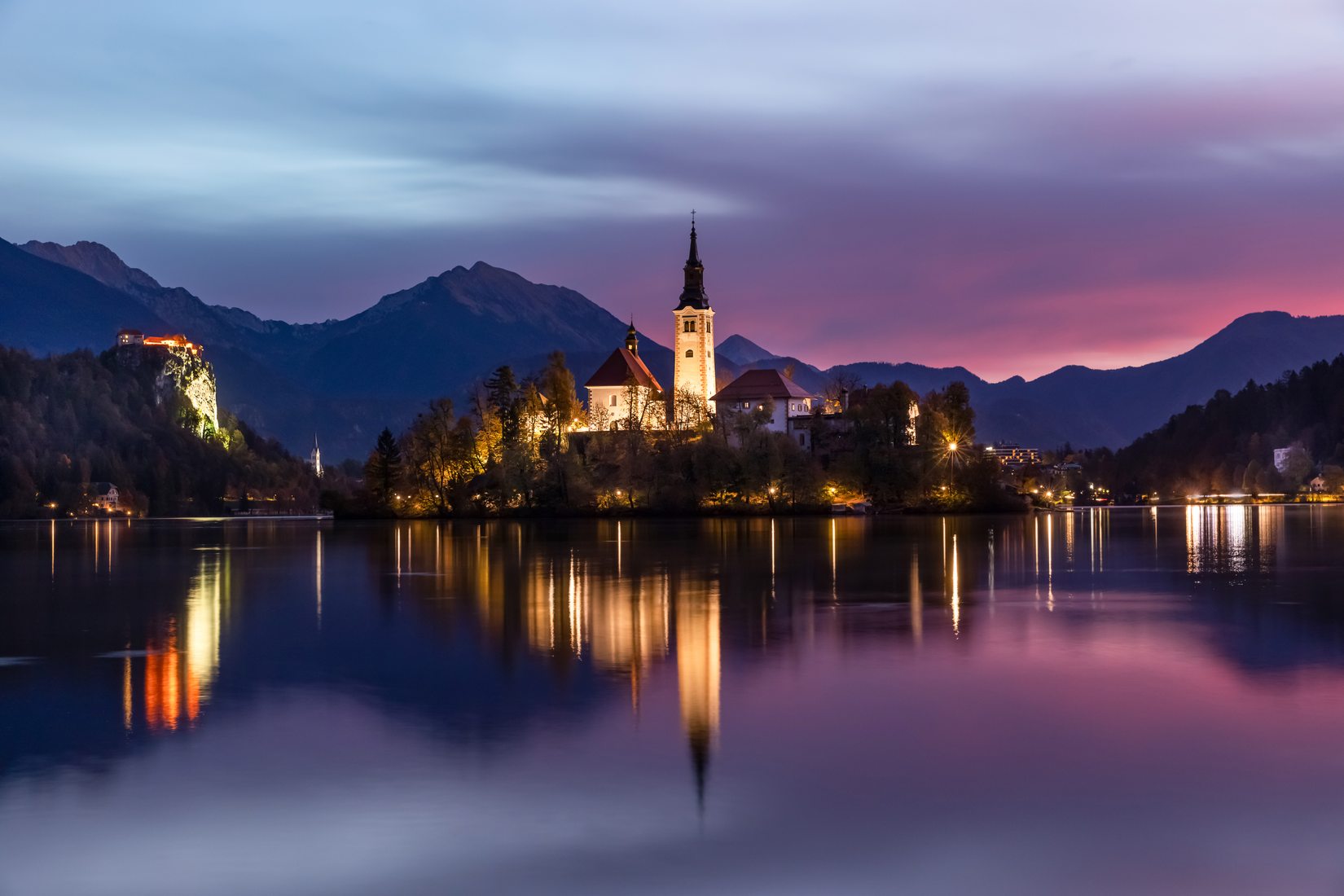 Lake Bled boardwalk, Slovenia