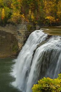 Letchworth State Park Middle Falls with Face