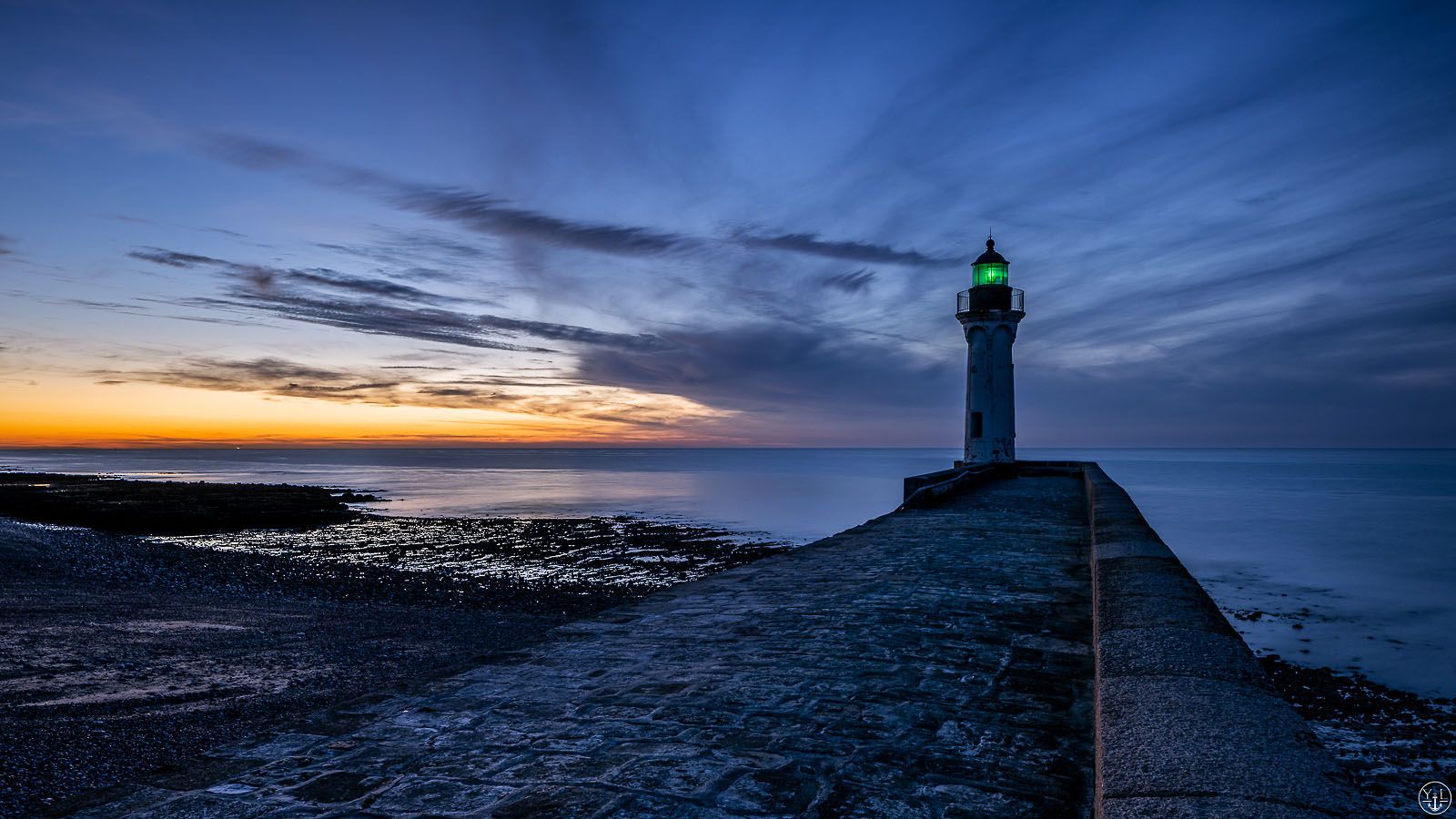 Lighthouse at Saint Valery-en-Caux, France