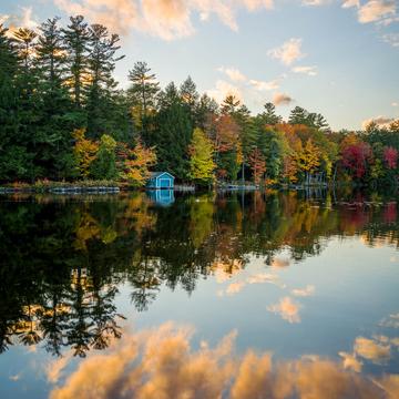 Maine fall color, USA