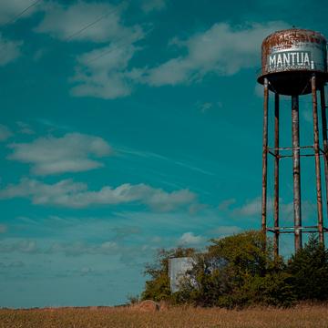 Mantua Texas Water Tower, USA
