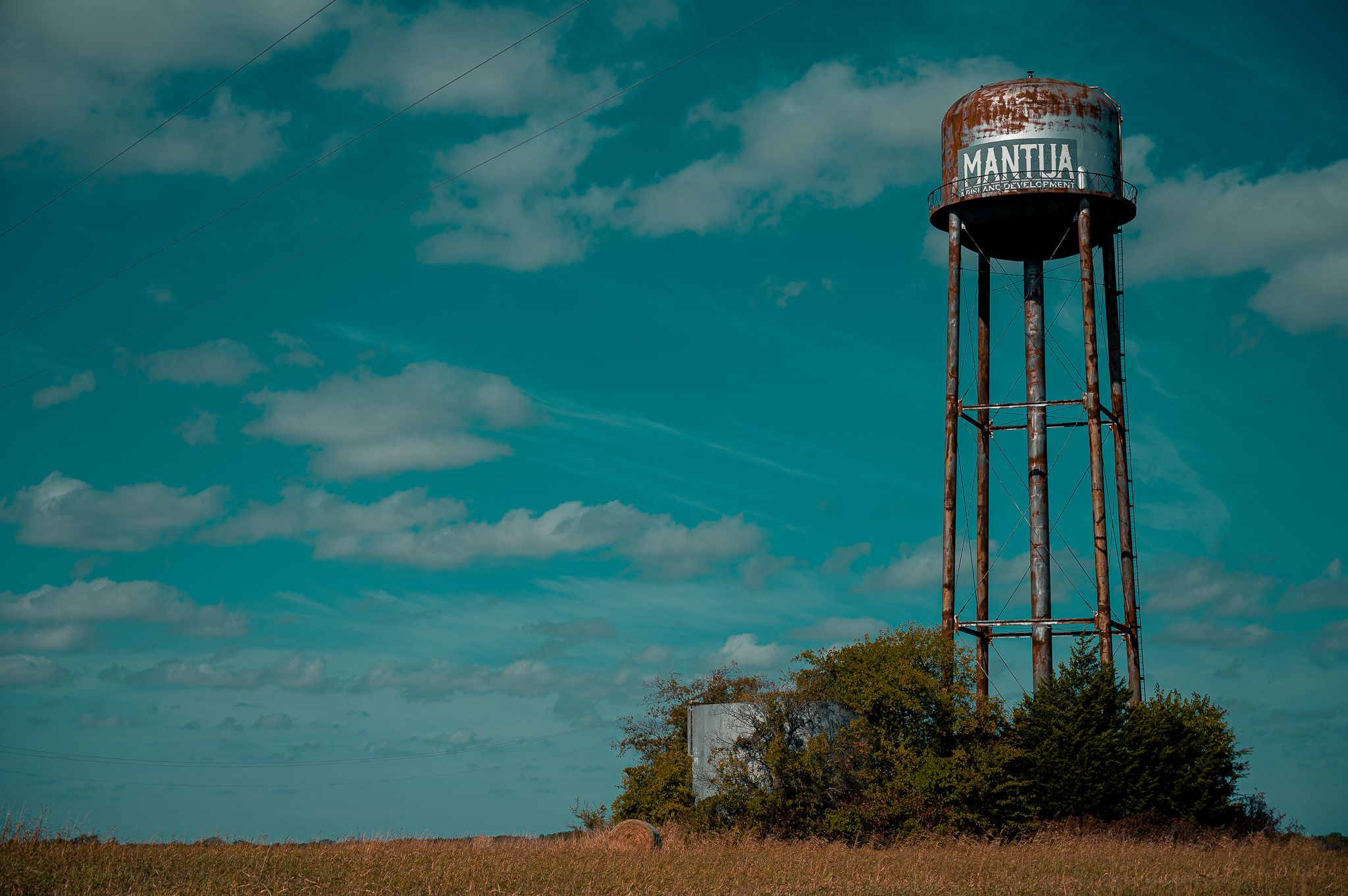 Mantua Texas Water Tower, USA