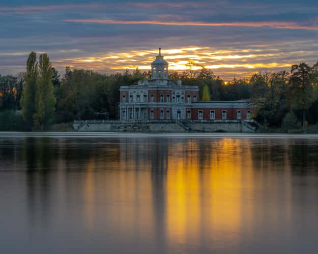 Marmorpalais at sunset