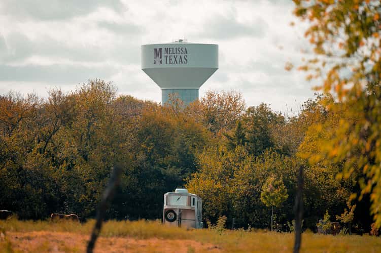 Melissa Texas Farm Water Tower