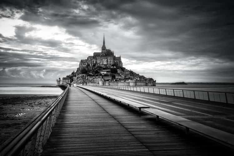 Mont Saint-Michel from Bridge