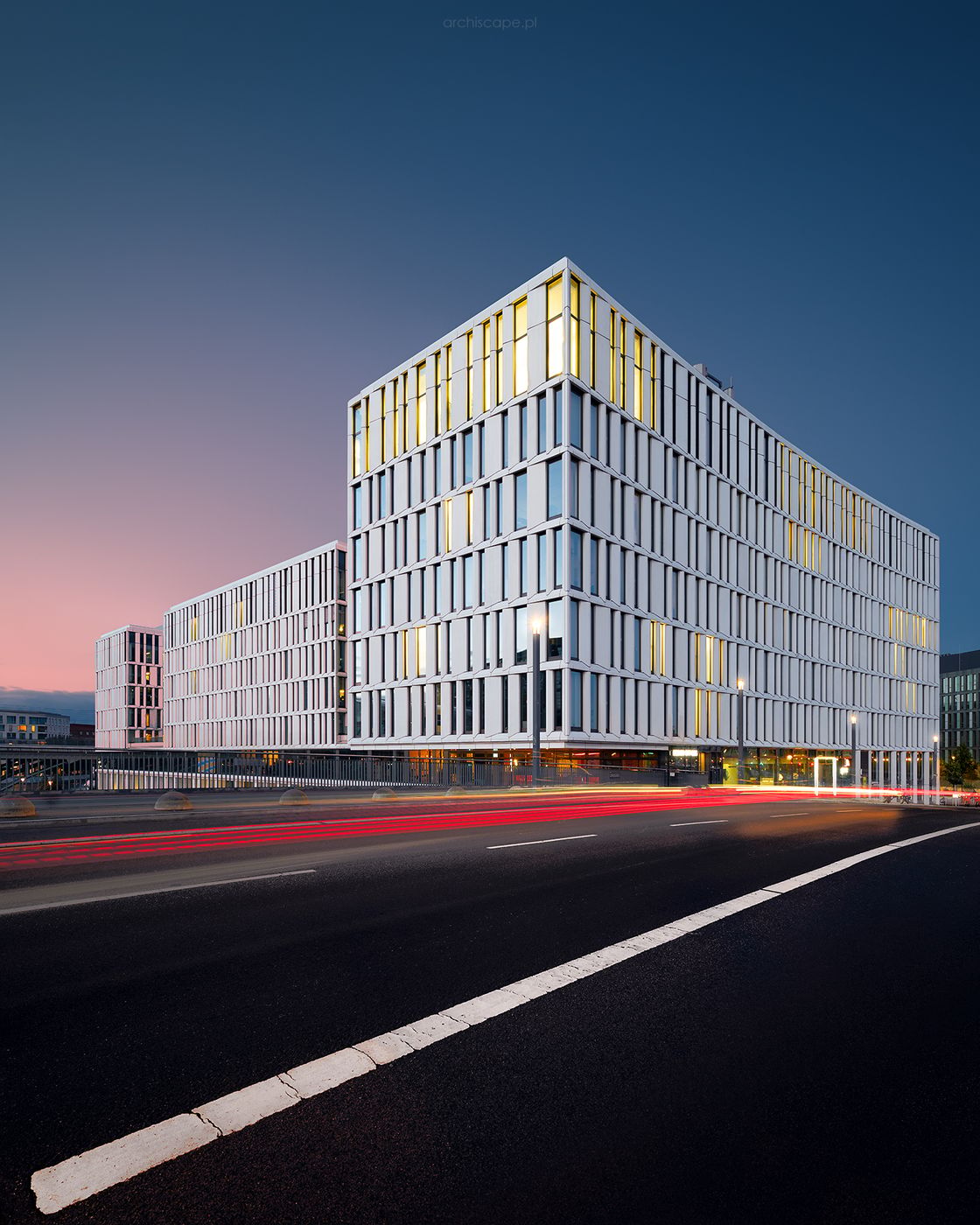 Design Offices Humboldthafen from Hugo-Preuß-Brücke, Berlin, Germany