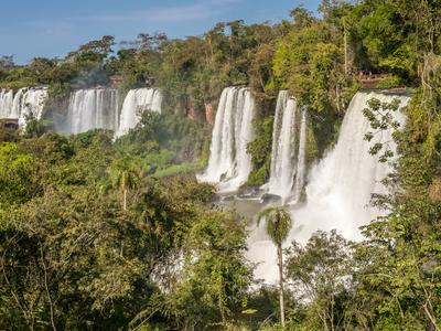Over the falls Salto Bossetti, Iguazu Falls