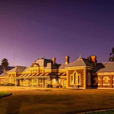 Railway station, Mudgee, New South Wales, Australia