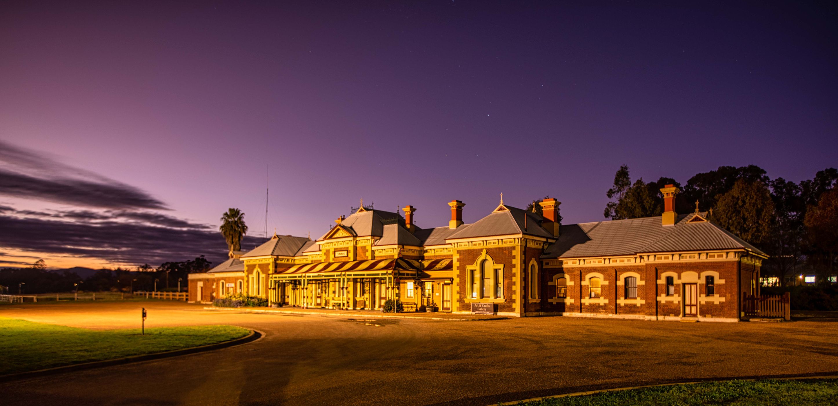 Railway station, Mudgee, New South Wales, Australia