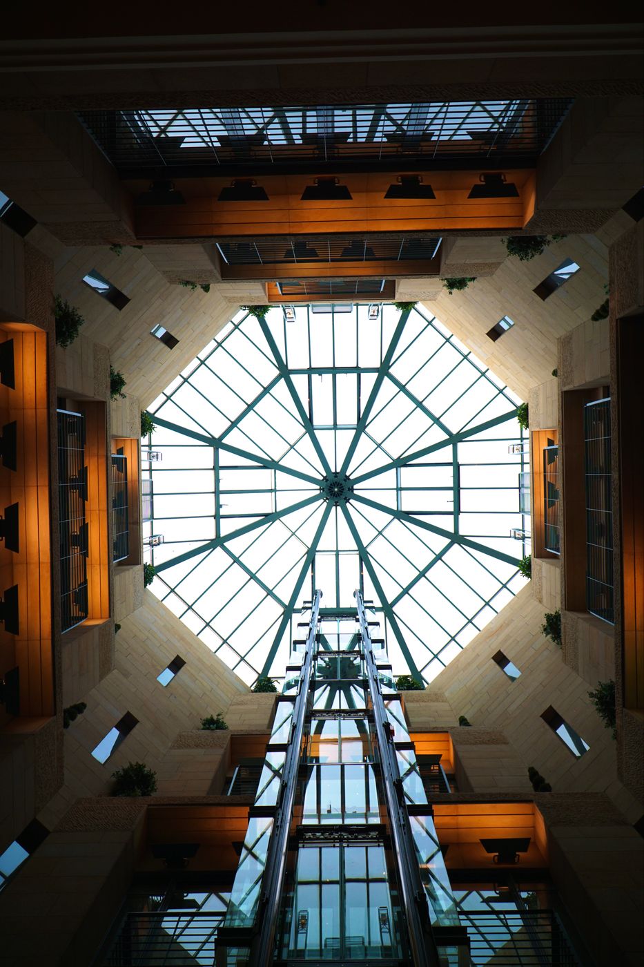 Roof of Neumarktpassage, Cologne, Germany