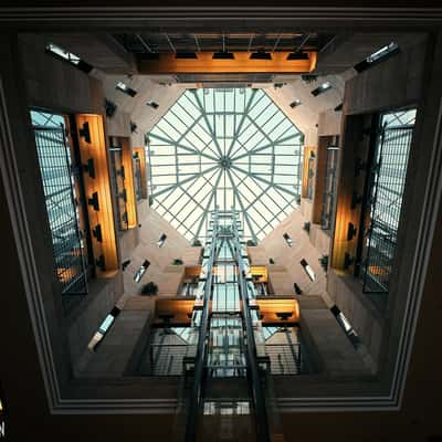 Roof of Neumarktpassage, Cologne, Germany