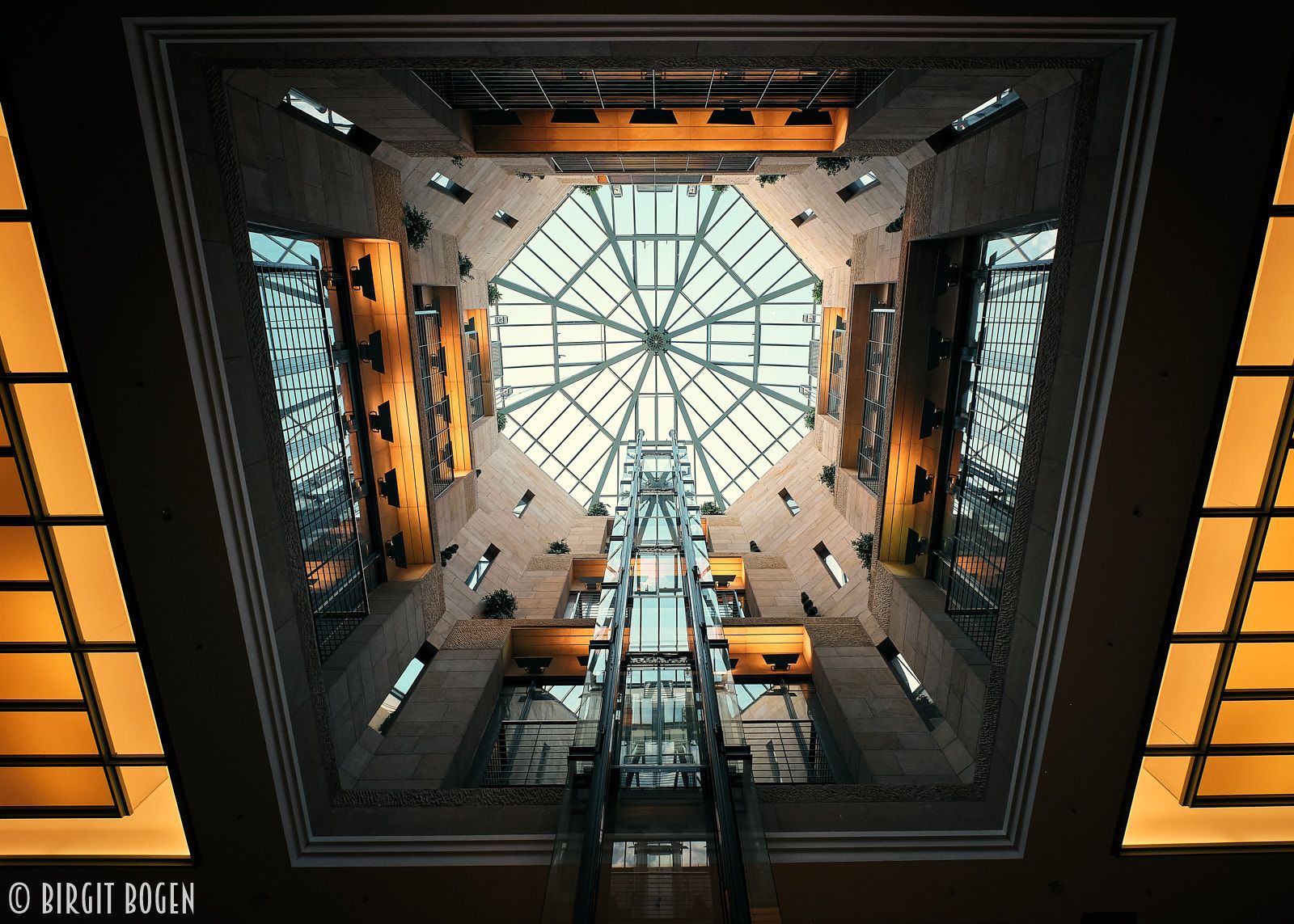 Roof of Neumarktpassage, Cologne, Germany