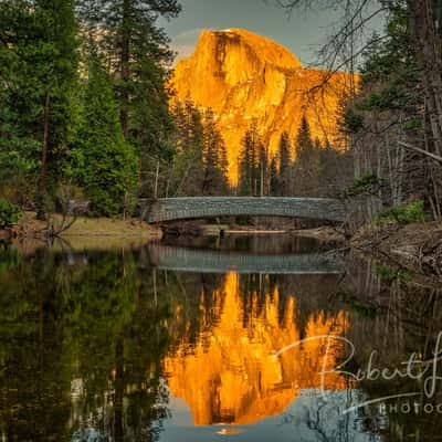 Sentinel Bridge and Half Dome, USA