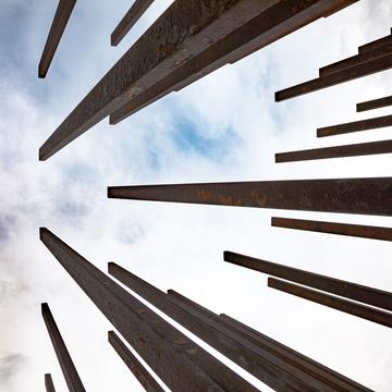 Steel Columns Sculpture, Beltline, USA