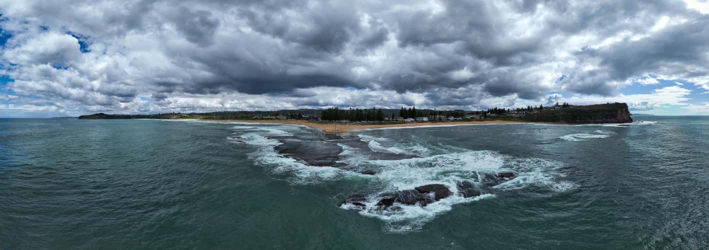 Storm  Pool [Drone] Mona Vale, New South Wales