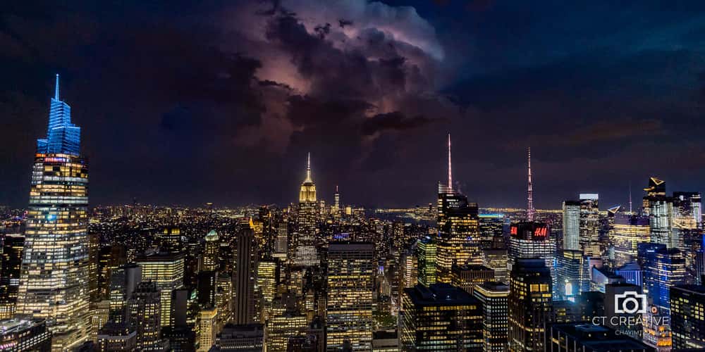 View from “Top of the Rock“, New York City