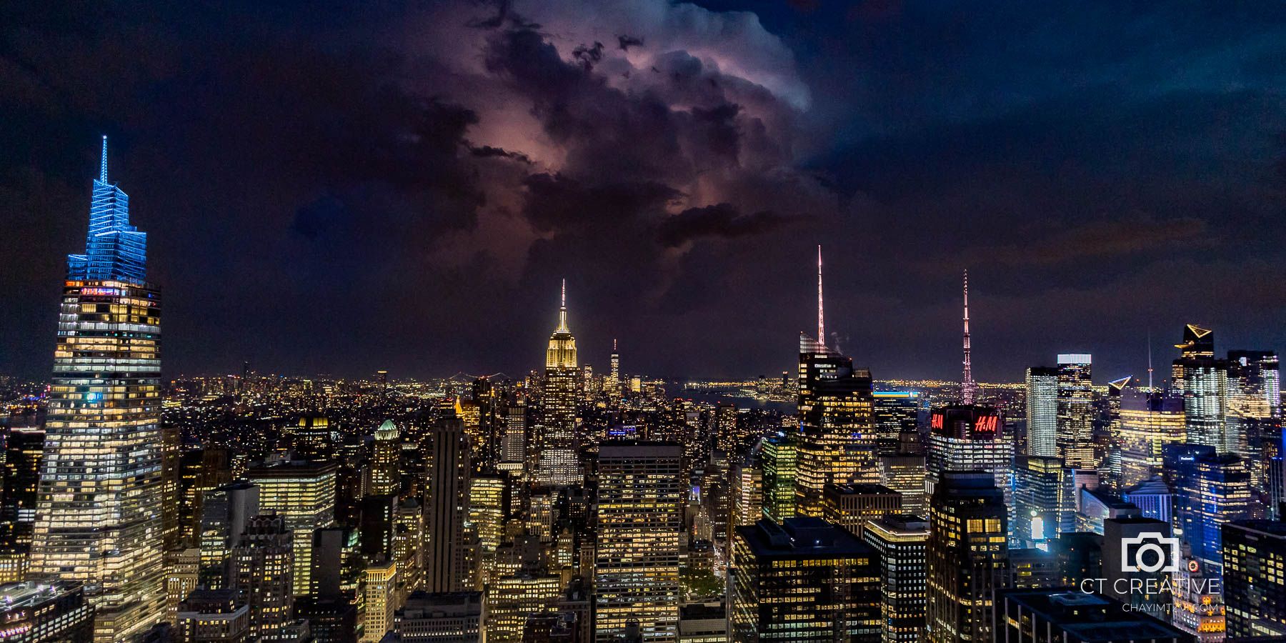 View from “Top of the Rock“, New York City, USA