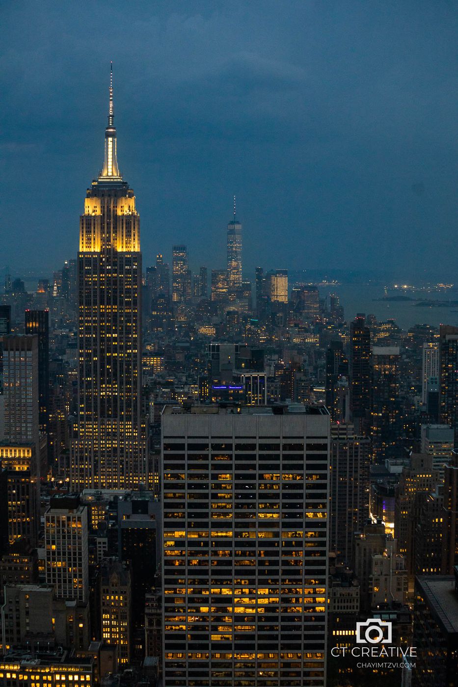View from “Top of the Rock“, New York City, USA