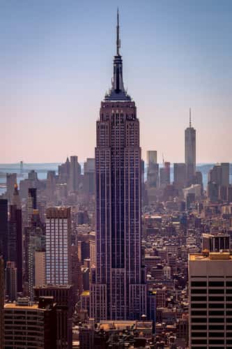 View from “Top of the Rock“, New York City