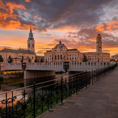 View of Oradea city, Romania