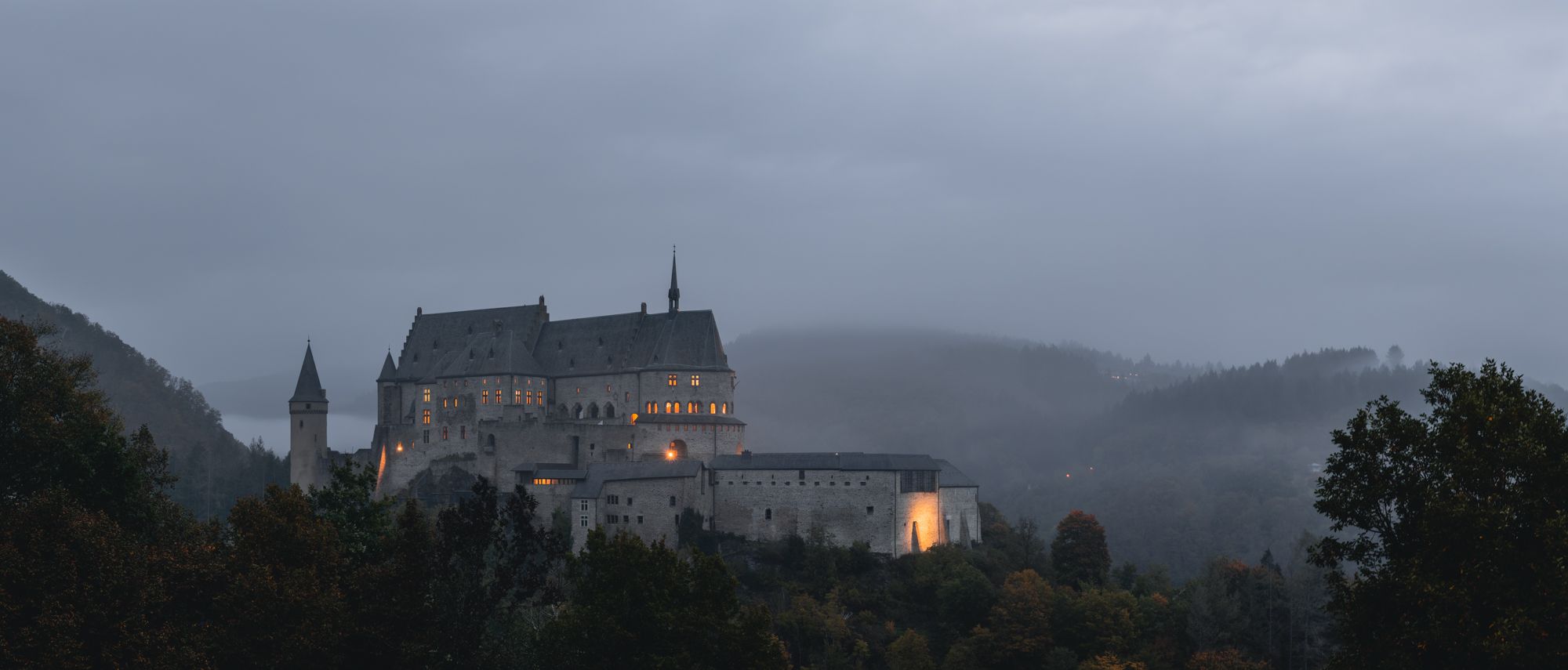View point Castle Vianden, Luxembourg