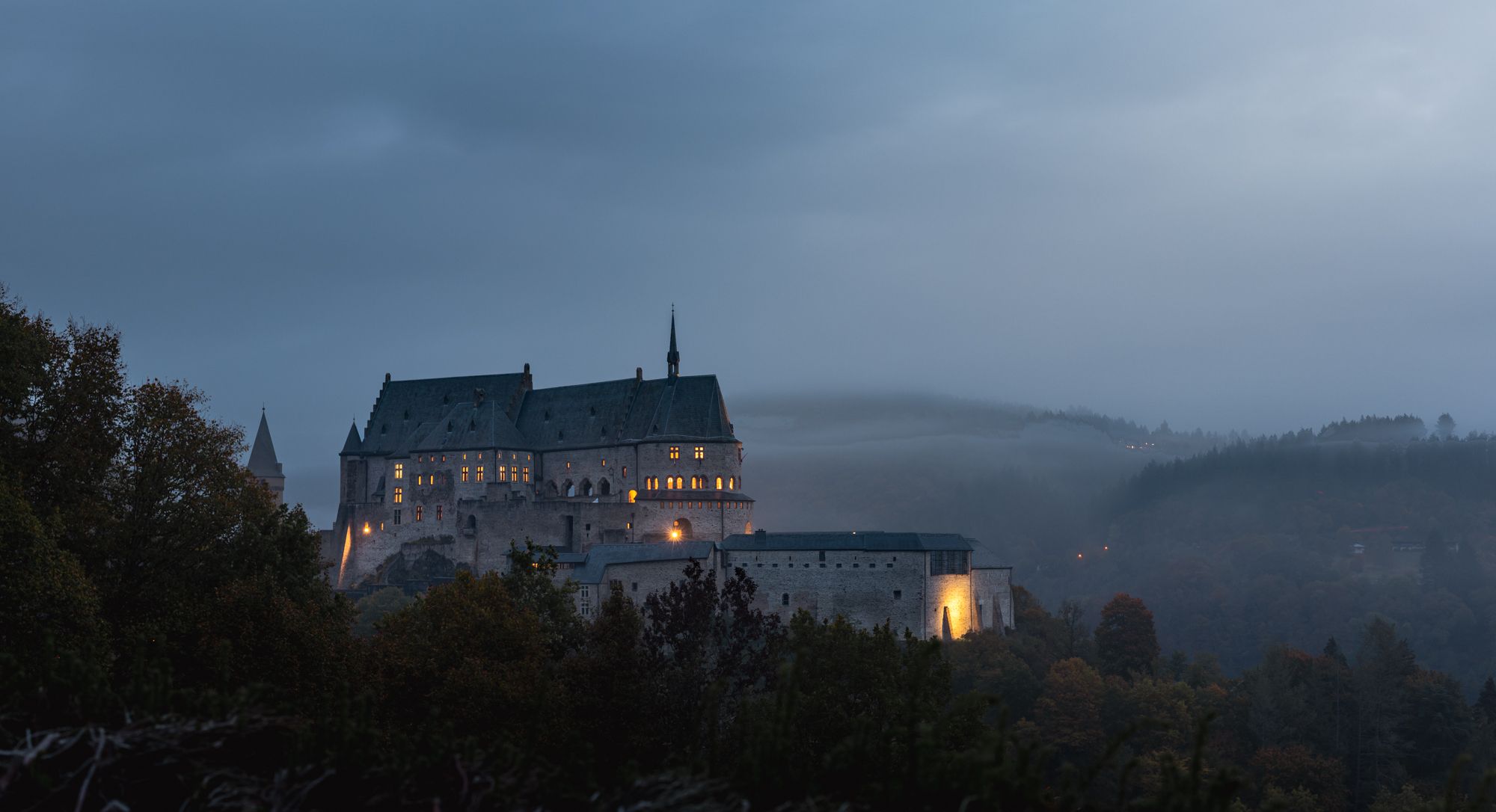 View point Castle Vianden, Luxembourg