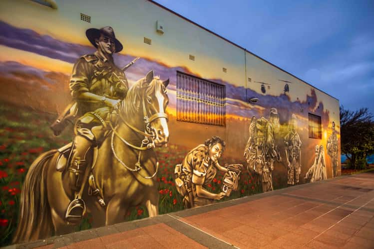 War Memorial Art, Moree, New  South Wales
