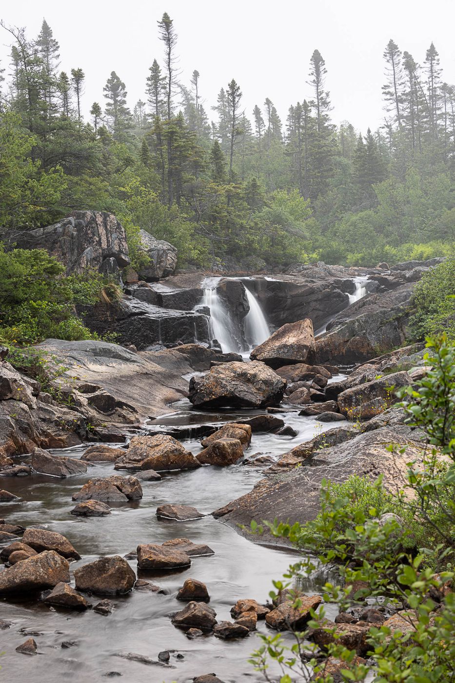 Waterfall in Holyrood, Canada