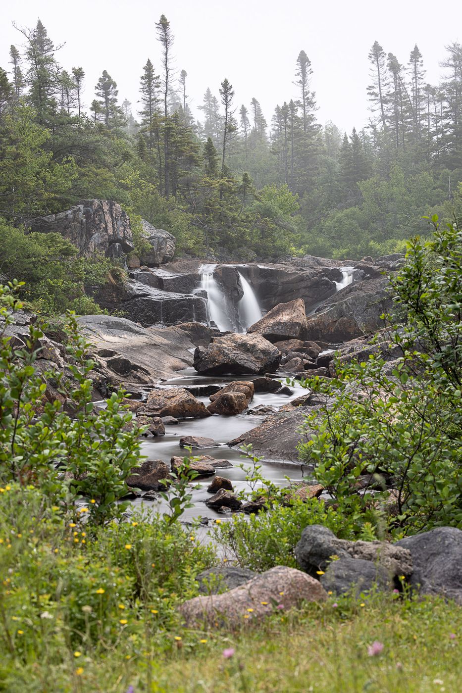 Waterfall in Holyrood, Canada
