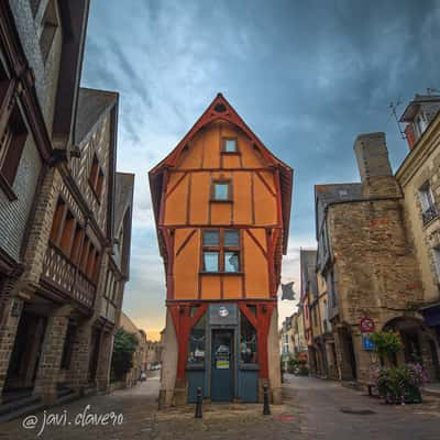 Wooden framework house at Vitré, France