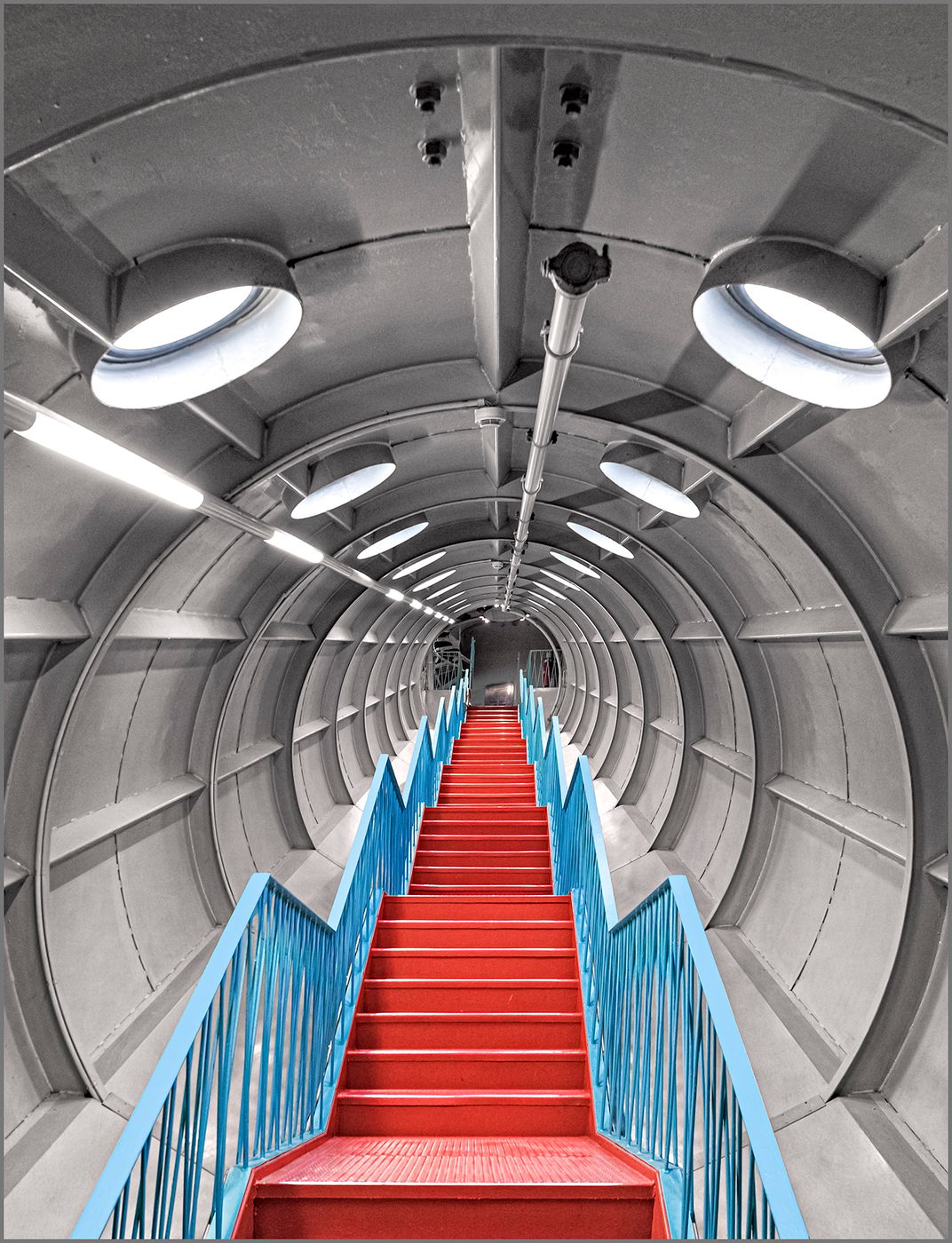 Staircase, Atomium Brussels, Belgium