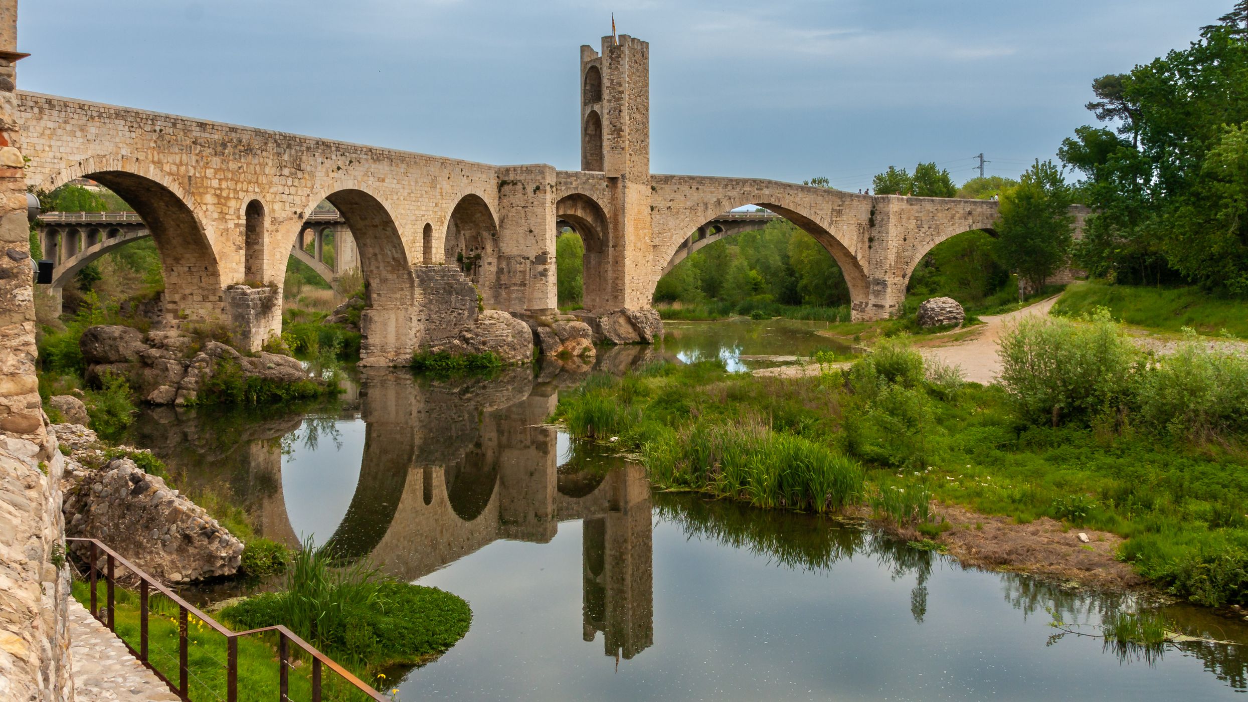 Bridge of Besalú, Spain