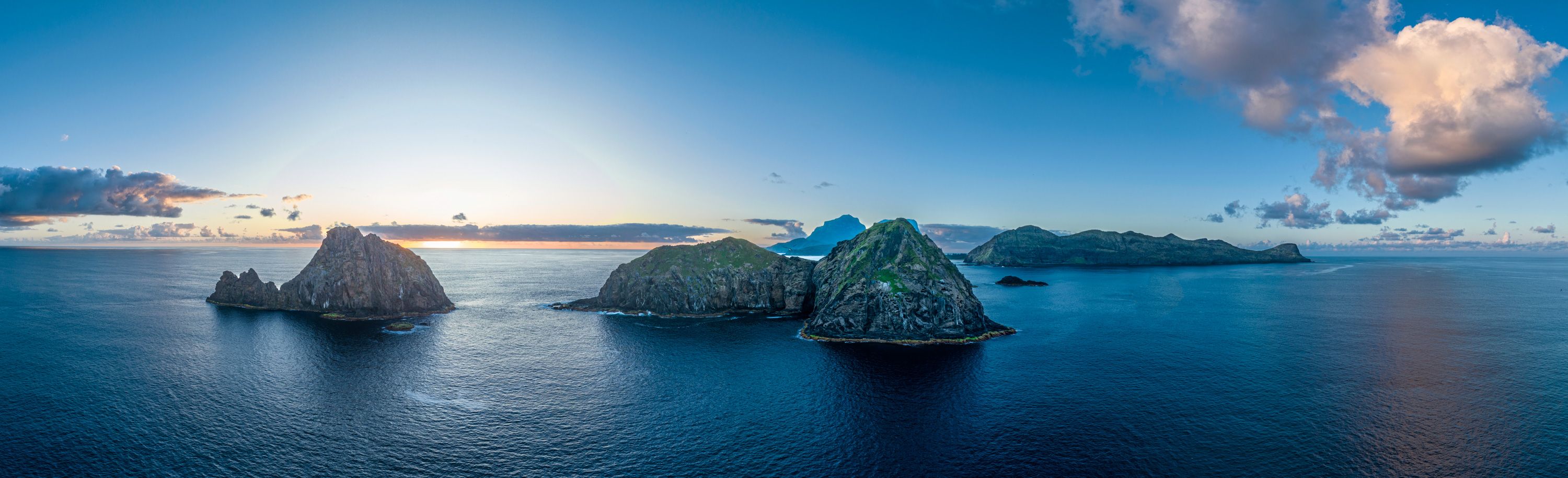Drone Sugarloaf Island, Lord Howe Island, New South Wales, Australia