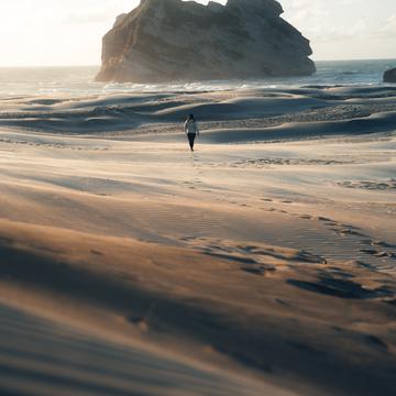 Dunes from Wharariki Beach, New Zealand