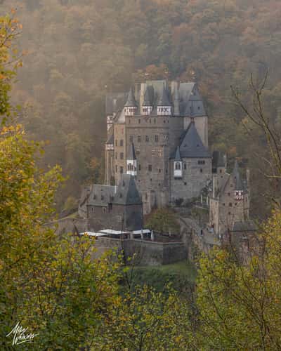Upper view of Eltz Castle