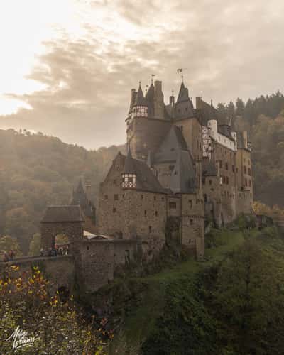 Eltz Castle from the side
