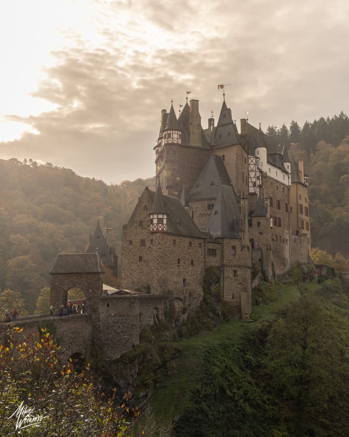 Eltz Castle from the side, Germany