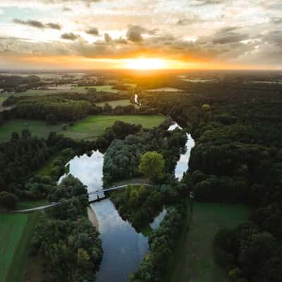 Ems Aue near Telgte, Germany