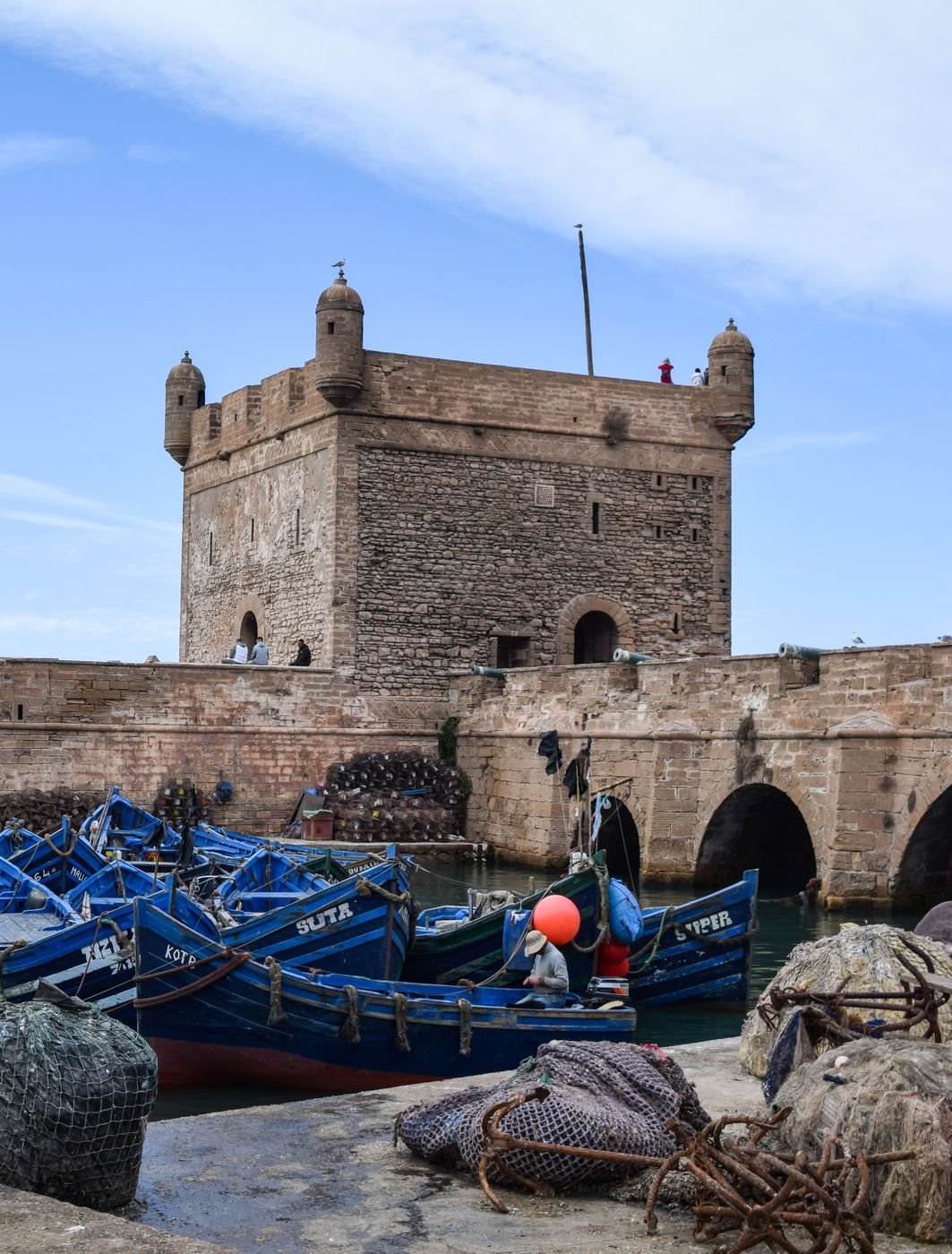 Essaouira harbour, Morocco