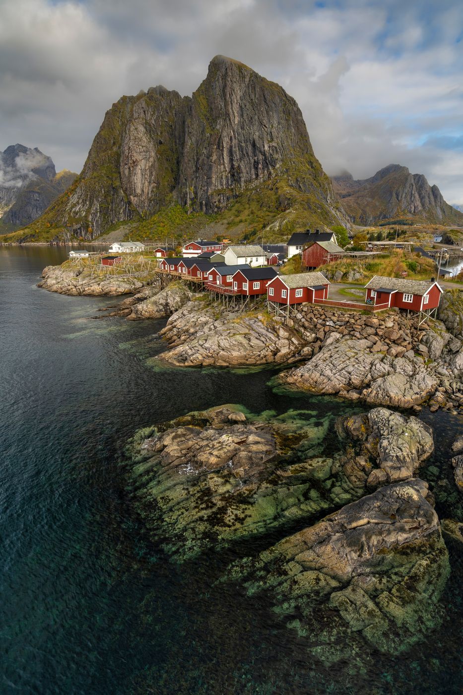 Hamnøy, classic view, Lofoten, Norway