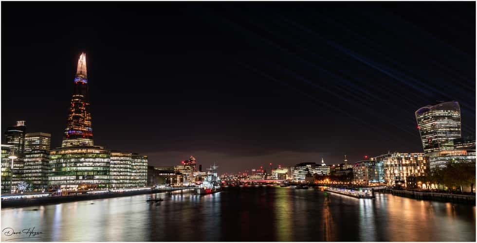 City of London seen from the Tower Bridge, London