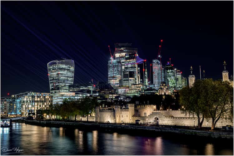 City of London seen from the Tower Bridge, London