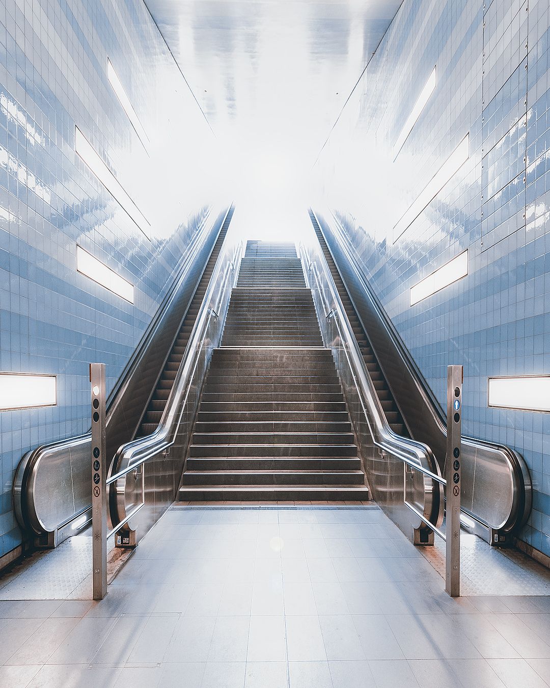 Überseequartier - Subway Station, Hamburg, Germany