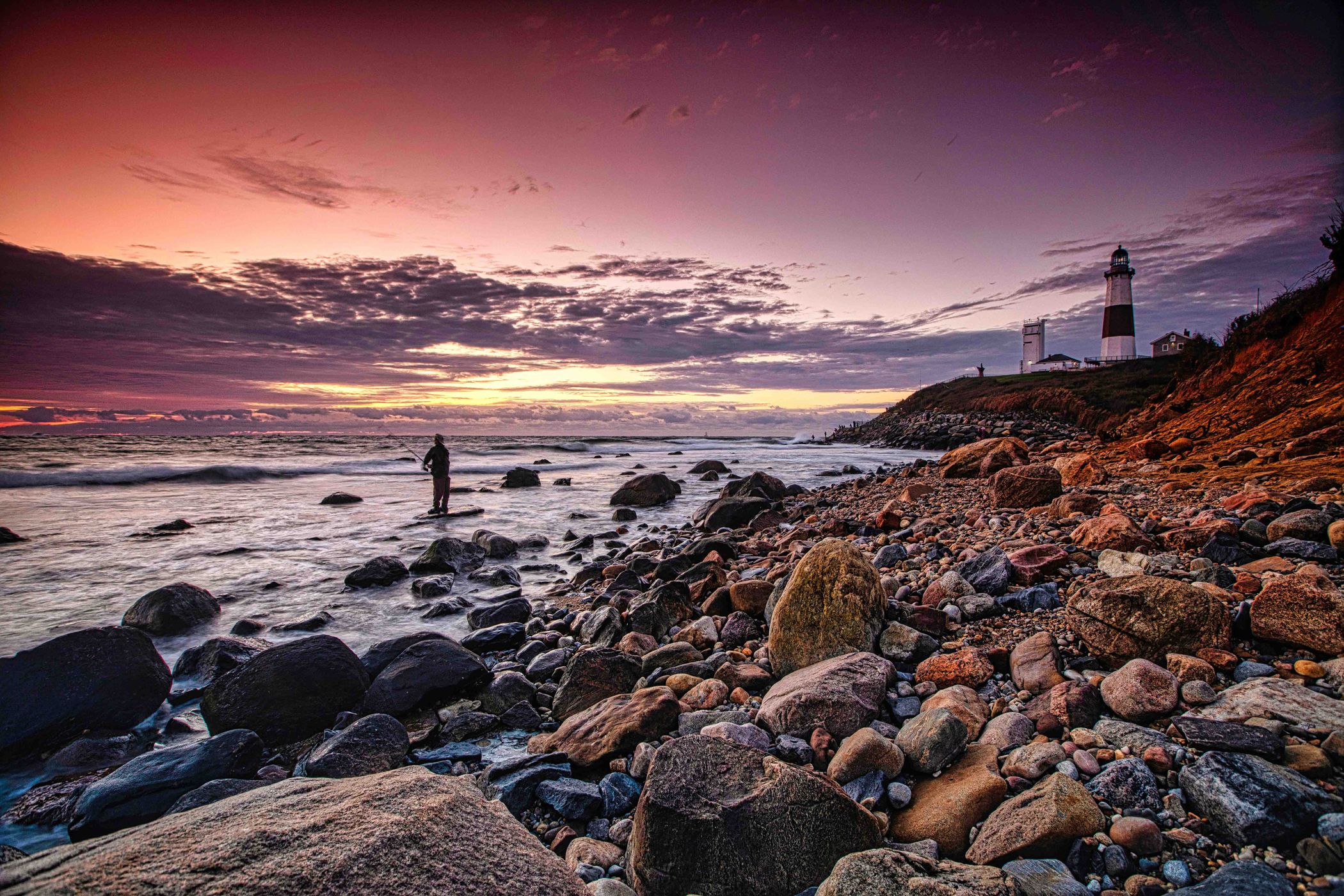 Montauk Lighthouse Pano Long Island, USA